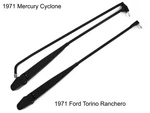 1971 Mercury Cyclone Ford Torino Windshield Wiper Arms Set Also Fits 1970. Fixed Price $124.99.