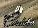 1975 To 79 Chrysler Cordoba Body Nos Mopar Script Emblem 4017518. Fixed Price $49.50.