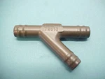 Willys Jeep Nash M38 CJ3A M151 G503 Wc Vacuum Wiper Hose Line Metal Tee "y" Nos. Fixed Price $50.00.