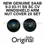 New Saab 9-3 Windshield Wiper Arm Cover Nut Cap Oem Genuine 03-11 90347857 2X. Fixed Price $12.99.
