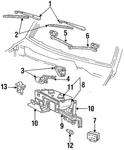 Genuine Ford Wiper Transmission F6TZ-17567-AA. Fixed Price $119.76.