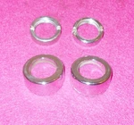 1964 1965 Mustang Fastback Coupe Conv Gt Shelby Orig Wiper Arm Cowl Trim Bezels. Fixed Price $89.00.