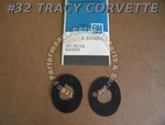 1958-1962 Corvette Wiper Gaskets/pair Nos Gm# 3746147 1959 1960 1961. Fixed Price $39.00.