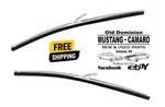 1969-1970 Mustang Windshield Wiper Blades 16" Stainless Steel Set Of 2. Fixed Price $48.95.