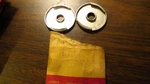 Two Nos 1955-57 Ford Thunderbird Windshield Washer Reservoir Cover Screw Type. Fixed Price $10.00.