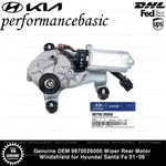 Genuine Oem 9870026000 Wiper Rear Motor Windshield For Hyundai Santa Fe 01-06. Fixed Price $95.50.