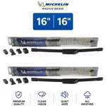 Michelin Radius Beam 16"/16" Wiper Blade Set 2-PC For American Motors Rambler 69. Fixed Price $19.95.