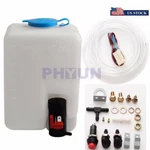 12V 1.8L Universal Car Windshield Washer Reservoir Pump Bottle Kit Hose Jets Set. Fixed Price $21.02.