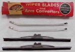 Trico VW-102 Wiper Blades & Arm Converters * 1959 1967 Bug Beetle Free Ship. Fixed Price $32.50.