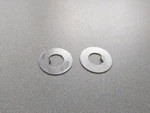 Pair Of Used Original Genuine Porsche 356B Front Axle Locking Tab Washers. Fixed Price $15.00.