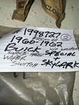 Gm 1998727 Single Speed Wiper Switch W/o Washer 1960-62 Buick Special & Skylark. Fixed Price $25.00.