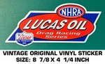 Nhra Lucas Oil Drag Racing Series - Vintage Original Vinyl Decal Sticker. Fixed Price $7.97.