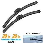 Juyioudy 20"+20" Front Windshield Wiper Blades Fit For Hino 195H 2017,SET Of. Fixed Price $13.29.