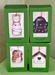 Kate Spade "be Jolly" Ornament:nib Cat, Owl, Bird House, Ks Shopping Bag. Fixed Price $38.95.