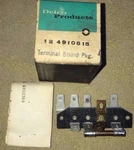 Nos Delco 1973 74 75 Chevrolet Nova Camaro Wiper Motor Terminal Board 4910515. Fixed Price $10.95.
