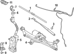 Genuine Audi Motor & Linkage 11B-955-023-A. Fixed Price $180.06.