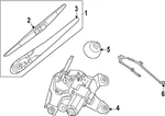 Genuine Nissan Wiper Motor 28710-7BA0A. Fixed Price $156.17.