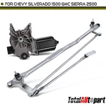 Windshield Wiper Linkage W/ Motor For Cadillac Escalade Chevrolet Tahoe Front. Fixed Price $106.52.