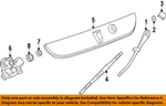 Gm Oem 15-20 Escalade Esv Lift Gate Washer Components-wiper Motor 23108338. Fixed Price $178.32.