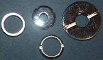 1953 1954 1955 1956 1957-1962 Corvette Wiper Transmission Nuts, Bezel, Headlight. Fixed Price $59.99.
