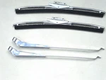 1956 Ford Truck 11 Inch Wiper Blades & Stainless Arms F100 F250 New =. Fixed Price $95.95.