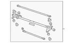 Genuine Honda Wiper Linkage 76530-SJC-A01. Fixed Price $101.78.