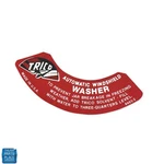 1940-49 Pontiac Trico Windshield Washer Lid Decal 6493-2 New. Fixed Price $9.99.