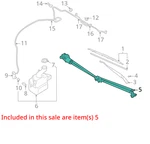 03 04 05 Stratus Windshield Wiper Mtr Cpe 618379. Fixed Price $47.99.