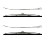 Windshield Wiper Set Ford Bronco 1966 Thru 1977 4 Pc Stainless. Fixed Price $54.99.