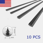 10 Pcs X 28" Universal Car Bus Silicone Frameless Windshield Wiper Blade Refills. Fixed Price $11.88.