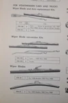 Nos Trico VW-13 Stainless Windshield Wiper Blades 73-75 Super Beetle 71-74 Ghia. Fixed Price $30.00.