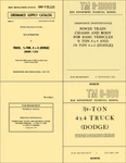 1941-1947 Dodge Wc Military Book Set Of Shop Manuals And Parts Catalog 3/4 Ton. Fixed Price $141.95.