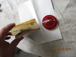 Nos 1963 Corvair Delco Guide Tail Lamp Lens-part No. 5953631. Fixed Price $25.00.
