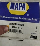 Napa Dom Wiper Motor 49-712. Fixed Price $25.00.