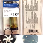 Aci 173964 Windshield Washer Pump Ford Lincoln Mercury Mazda Read. Fixed Price $16.60.