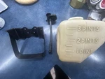 1962-72 Nos Gm Windshield Washer Fluid Bottle 3840083 W/ Bracket 548935. Fixed Price $49.95.