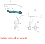 2009-2011 Jeep Compass Front Windshield Wiper Linkage Used 05303827AE Oem. Fixed Price $119.99.