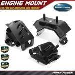 3X Engine Motor Mount & Transmission Ford Explorer 2006-2010 Mercury. Fixed Price $113.49.