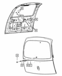 Genuine Mopar 2004-2010 Chrysler Town & Country Lift Gate Wiper Motor 4857931AD. Fixed Price $111.77.