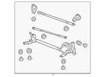 Genuine Honda Wiper Transmission 76530-TE0-A01. Fixed Price $164.15.