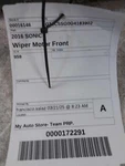 Used Windshield Wiper Motor Fits: 2016 Chevrolet Sonic Grade. Fixed Price $82.49.