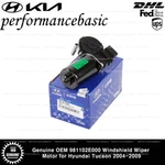 Genuine Oem 981102E000 Windshield Wiper Motor For Hyundai Tucson 2004-2009. Fixed Price $90.00.