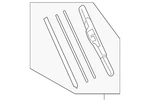 Genuine Lexus Wiper Blade 85222-F6010. Fixed Price $79.52.
