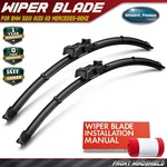 2X Front 24" & 19" Windshield Wiper Blades For Bmw 320I Audi A3 Mercedes-benz. Fixed Price $25.88.