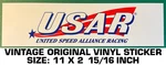 United Speed Alliance Racing - Vintage Original Vinyl Decal Sticker Drag Nhra. Fixed Price $9.53.