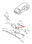 Genuine/oem 981103E000 Motor Assy-windshield Wiper For Kia Sorento 02. Fixed Price $55.02.