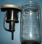 Nos Oem 1953 1954 1955 Corvette Wiper Washer Jar W/ Trico Pump And Correct Lid. Fixed Price $199.99.