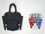 1955 Ford Trunk Crest & Bezel Pad Customline New. Fixed Price $61.99.