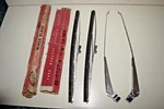 52-54 Ford Wiper Arms + Blades Set Nos Customline Mainline 1952 1953 1954. Fixed Price $195.00.