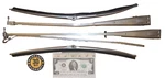 1971 1976 Cadillac Eldorado Convertible Wiper Arms With Rubber Blade Holders. Fixed Price $175.75.